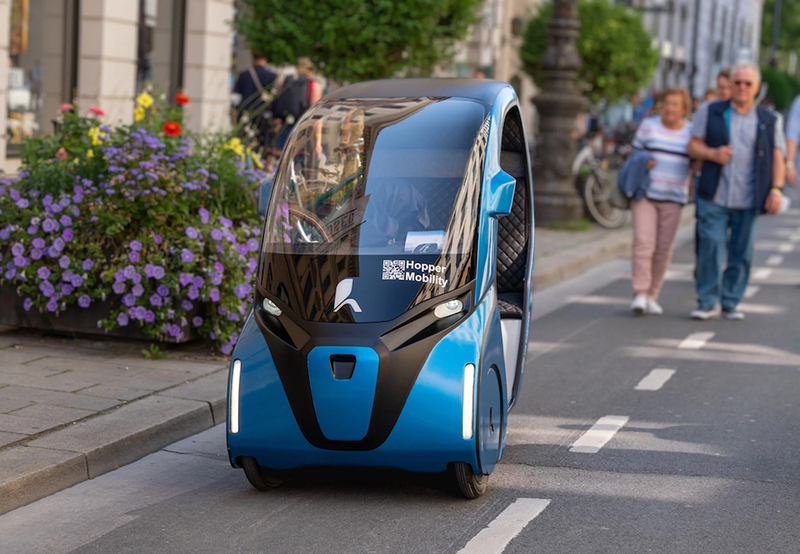 Hopper Mobility On Bike Lane