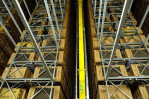 The warehouse of Kettler Alu-Rad was filled to more than 90 percent of capacity in mid-March.