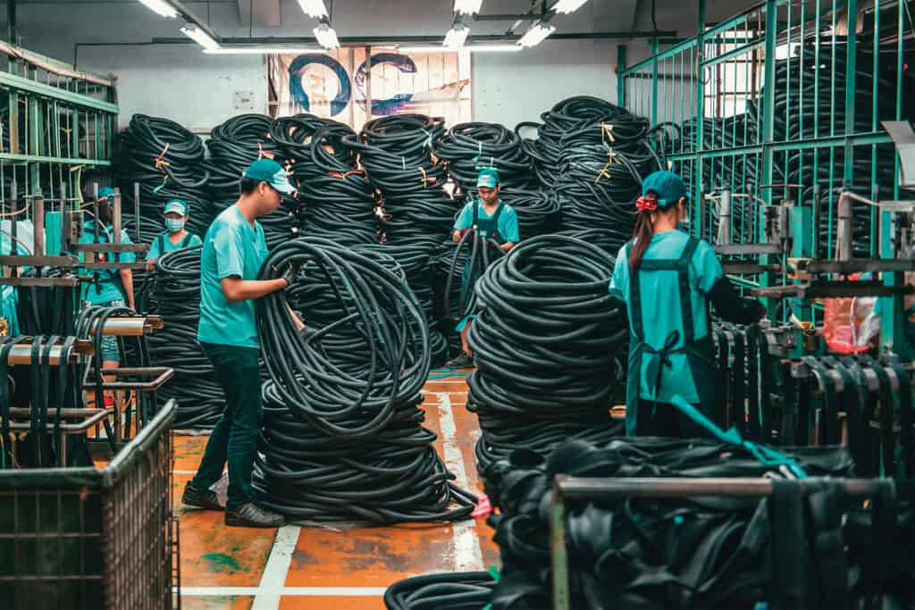 A behind-the-scenes look at the Kenda factory in Changhua County, Taiwan. (Photo: Werner Müller-Schell)
