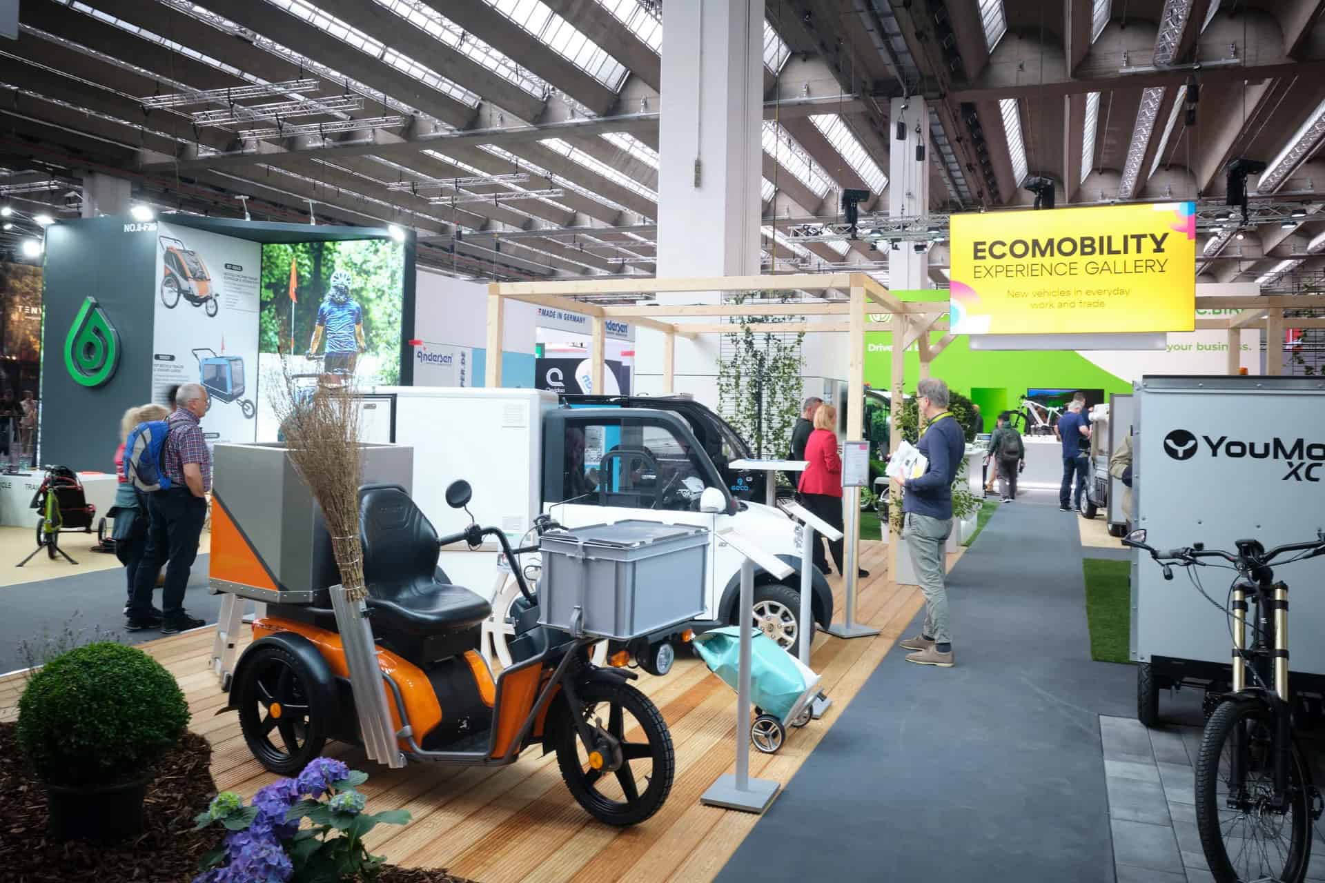 Visitors explore next-gen light electric vehicles in Hall 8 at Eurobike 2025, where Ecomobility takes center stage. (Photo: fairnamic/Eurobike)
